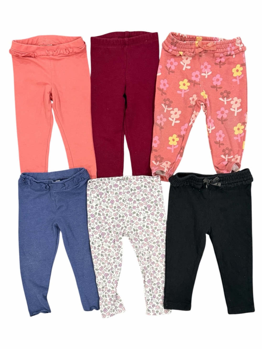 12M Girl’s Long Pants Bundle Lot Of 6 Fall Play